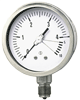 Solid Front St. Steel Pressure Gauges